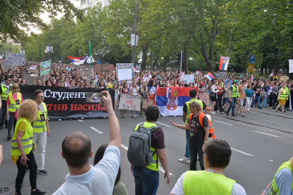 Učesnici protesta 