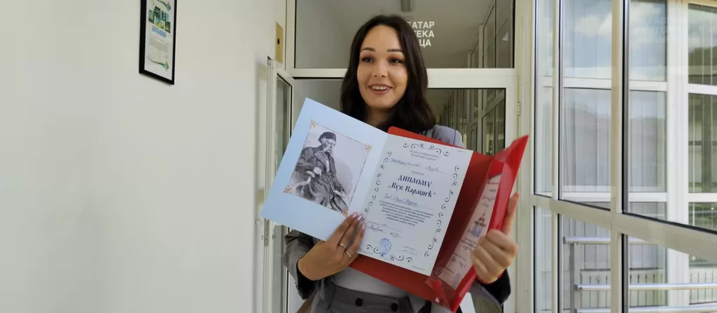 Vedrana Erić učenik generacije i nosioc vukove diplome u SSC 