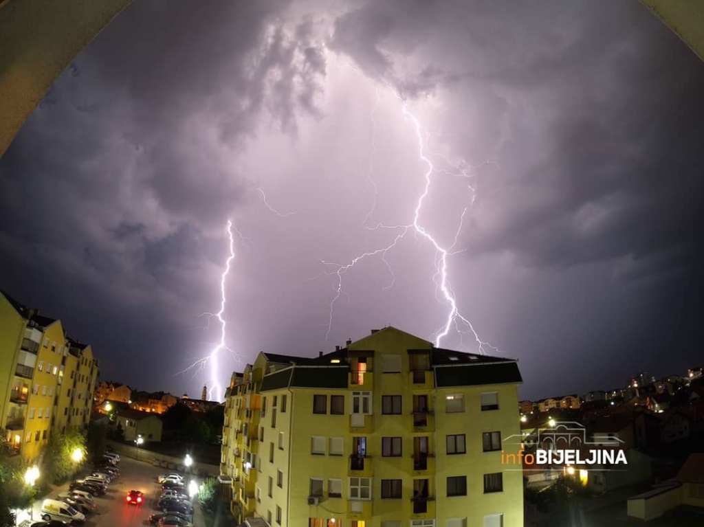 Narandžasto upozorenje u BiH zbog lokalnih pljuskova