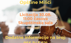 Tri službena vozila Opštine Milići na licitaciji, 30.avgusta