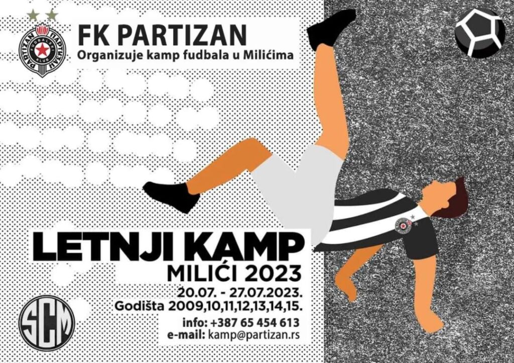 Kamp FK Partizan počinje 20.jula